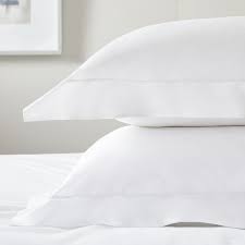 White satin pillowcases